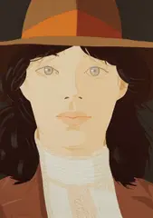The Orange Band by Alex Katz, 1979, Screenprint in colors, on Arches Cover paper, the full sheet, sold Apr 2017