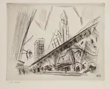 John Marin, Downtown, the El