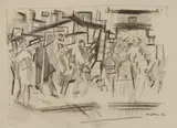 John Marin, Figures Downtown, New York City