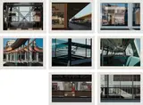 Urban Landscapes No. 3 by Richard Estes, 1981, The complete set of eight screenprints in colors, on Fabriano Cottone paper, with full margins, with the original green , sold Apr 2017