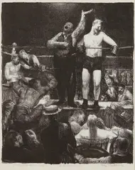 Introductions by George Bellows, 1921, Lithograph, on laid China paper, with margins, offered Apr 2017