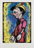 Jim Dine, Pinocchio, 2008, Screenprint and woodcut in colors, on wove paper, with full margins