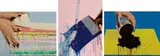 Marilyn Minter, Hands Dumping; Hands Washing; and Hands Folding, 1989, Three screenprints in colors, on aluminum panel mounted to metal strainer (as issued), the full sheets,