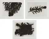 Donald Sultan, Black Roses (October); Black Roses; (November); and Black Roses (December), 1989, Three aquatints, on Twinrocker Paper, with full margins