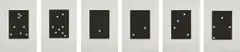 Dominoes by Donald Sultan, 1990, The complete set of 28 aquatints, on Twinrocker paper, with full margins, contained in the original dark gray portfolio, sold Apr 2017