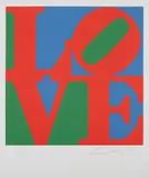 Robert Indiana, Love, 1997, Screenprint in colors, on wove paper, with full margins