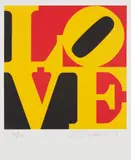 Robert Indiana, Book of Love: one plate, 1996, Screenprint in colours, on A.N.W. Crestwood Museum Edition paper, with full margins