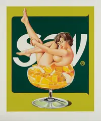 Miss Fruit Salad by Mel Ramos, 1990, Screenprint in colors, on wove paper, with full margins, offered Apr 2017