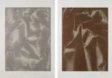 Tauba Auerbach, Plate Distortion II; and III, 2011, Two aquatints in colors, on Revere and Kozo paper, with full margins