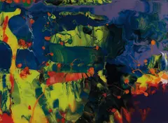 Aladin by Gerhard Richter, 2014, Chromogenic print, flush-mounted to aluminum with metal strainer on the reverse (as issued), sold Apr 2017