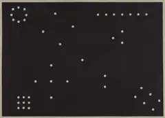 Rules of Interference by Mel Bochner, 1974, Etching and aquatint in black and gray, on Rives BFK paper, with full margins, sold Apr 2017
