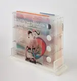 Robert Rauschenberg, Opal Gospel, 1971, The complete set of 10 screenprints in colors, on transparent acrylic panels, the full sheets, all contained in the original steel case with acrylic stand (as issued)