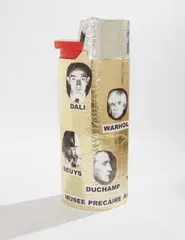 Thomas Hirschhorn, Musee Precaire Abinet (Lighter), 2004, Multiple comprised of cardboard, foil, plastic, gold wrapping paper and tape