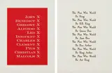 Kay Rosen, Palimpsest; and The Man