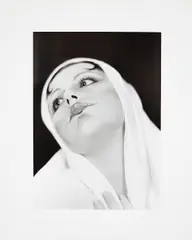 Untitled (Madonna) by Cindy Sherman, 1975/97, Gelatin silver print, on photo paper, with full margins,, sold Apr 2017