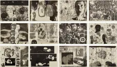 Banshee Pearls by Kiki Smith, 1991, The complete 12 part lithograph with aluminum-leaf appliqué, on 12 sheets of Torinoko paper, the full sheets, sold Apr 2017