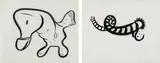 Sue Williams, Untitled;and Untitled