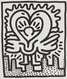 Keith Haring, The Kutztown Connection, 1984, Offset lithograph, on wove paper, with full margins
