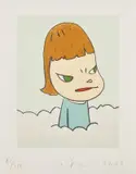 In the Cloud by Yoshitomo Nara, 2003, Lithograph in colors, on Arches paper, with full margins, sold Apr 2017