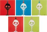 LIME GREEN - TIME; RED - TIME; Time Bokan - green; Time Bokan - blue; and Time Bokan - red by Takashi Murakami, 2001-08, Five offset lithographs in colors, on smooth wove paper, the full sheets, offered Apr 2017