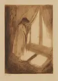 Edvard Munch, The Girl at the Window (Das Mädchen am Fenster)