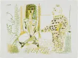 Le peintre et son modèle (The Painter and his Model) by Pablo Picasso, 1954, Lithograph in colors, on Arches paper, with full margins, offered Oct 2017