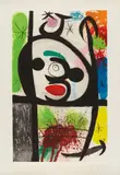 Joan Miró, La femme toupie (The Spinning Woman), 1974, Etching and aquatint in colors, on Arches paper, with full margins