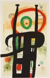Joan Miró, Le grand ordonnateur (The Great Computer), 1969, Etching with aquatint in colors and carborundum, on Arches paper, the full sheet