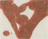 Robert Motherwell, Lyric Suite Brown #4, 1965, Drawing in ink, on rice paper