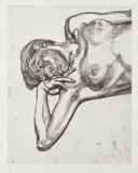 Lucian Freud, Head and Shoulders of a Girl