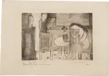 Louise Bourgeois, Jeunesse (Youth), 1944, Etching aquatint and drypoint, on wove paper, with full margins