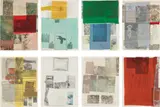 Robert Rauschenberg, The Suite of Nine Prints: eight plates, 1979, Eight offset lithographs with screenprint in colors (two with fabric collage), on Rives BFK paper, the full sheets