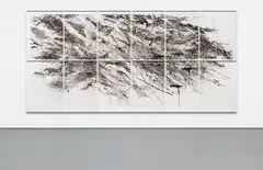 Auguries by Julie Mehretu, 2010, The complete 12-part aquatint with spit-bite etching in colors, on Hahnemüle Museum paper, the full sheets, offered Oct 2017