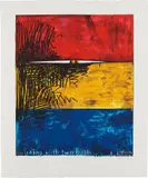 Jasper Johns, Painting with Two Balls, 1971, Screenprint in colors, on wove paper, with full margins