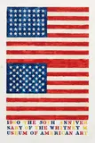Jasper Johns, Two Flags (Whitney Anniversary)