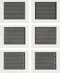Untitled by Donald Judd, 1980, The complete set of six aquatints, on wove paper, with full margins, sold Oct 2017