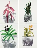 Untitled by Jonas Wood, 2014, The complete set of four lithographs and screenprints in colors, on Coventry Rag paper, with full margins, sold Oct 2017