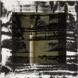 Kerze II (Candle II) by Gerhard Richter, 1989, Uniquely applied black oil paint by squeegee over offset print in colors, on white offset cardboard coated with clear, g, sold Oct 2017