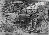 Abstraktes Foto by Gerhard Richter, 1989, Gelatin silver print, mounted to white plastic board with white mat (as issued), sold Oct 2017