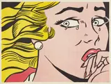 Roy Lichtenstein, Crying Girl, 1963, Offset lithograph in colors, on light-weight wove paper, with full margins