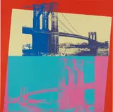 Brooklyn Bridge by Andy Warhol, 1983, Screenprint in colors, on Lenox Museum Board, the full sheet, sold Oct 2017