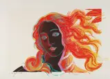 Sandro Botticelli, Birth of Venus, 1482, from Details of Renaissance Paintings by Andy Warhol, 1984, Screenprint in colors, on Arches Aquarelle paper, with full margins, sold Oct 2017