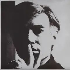 Andy Warhol, Self Portrait, 1966, Offset lithograph, on silver-coated paper, with full margins