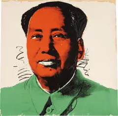 Andy Warhol, Mao, 1972, Screenprint in colours, on Beckett High White paper, the full sheet,