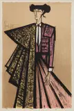 Bernard Buffet, Escamillo, 1967, Lithograph in colors, on wove paper, with full margins