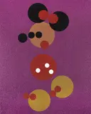 Minnie by Damien Hirst, 2016, Screenprint in colors with glitter, on wove paper, the full sheet, offered Oct 2017