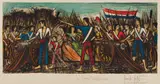Bernard Buffet, La prise de la Bastille (The Storming of the Bastille), 1978, Lithograph in colors, on Arches paper, with full margins