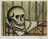 Bernard Buffet, Vanité au crânes (Vanitas), 1985, Lithograph in colors, on wove paper, with full margins