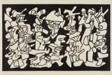 Jean Dubuffet, Evocations (Conjuring), from Fables, 1976, Screenprint, on Arches paper, with full margins
