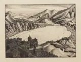 M. C. Escher, Fiumara (of Stilo), Calabria